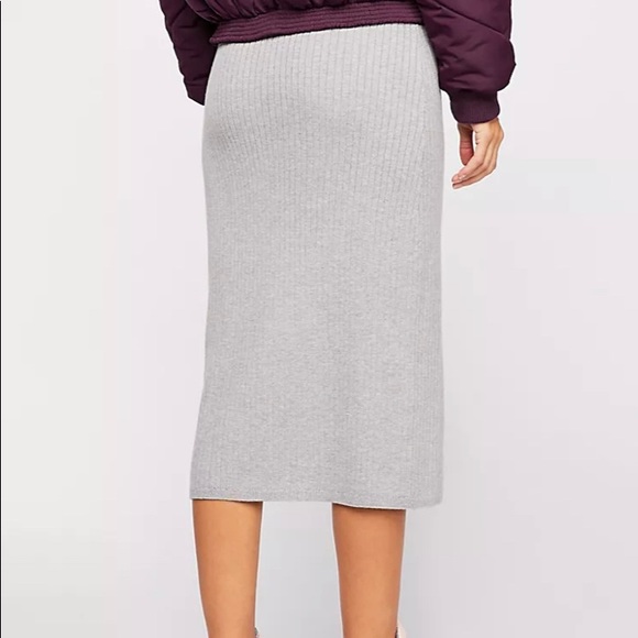 Free People soft midi skirt- S - Picture 2 of 6
